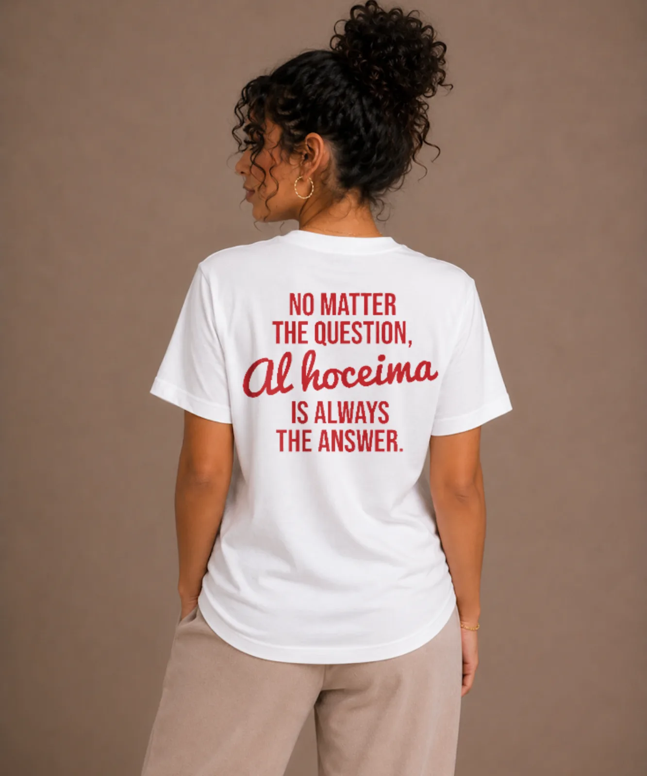 Home Sweet Home Tee personaliseerbaar dames shirt met eigen Marokkaanse stad of dorp