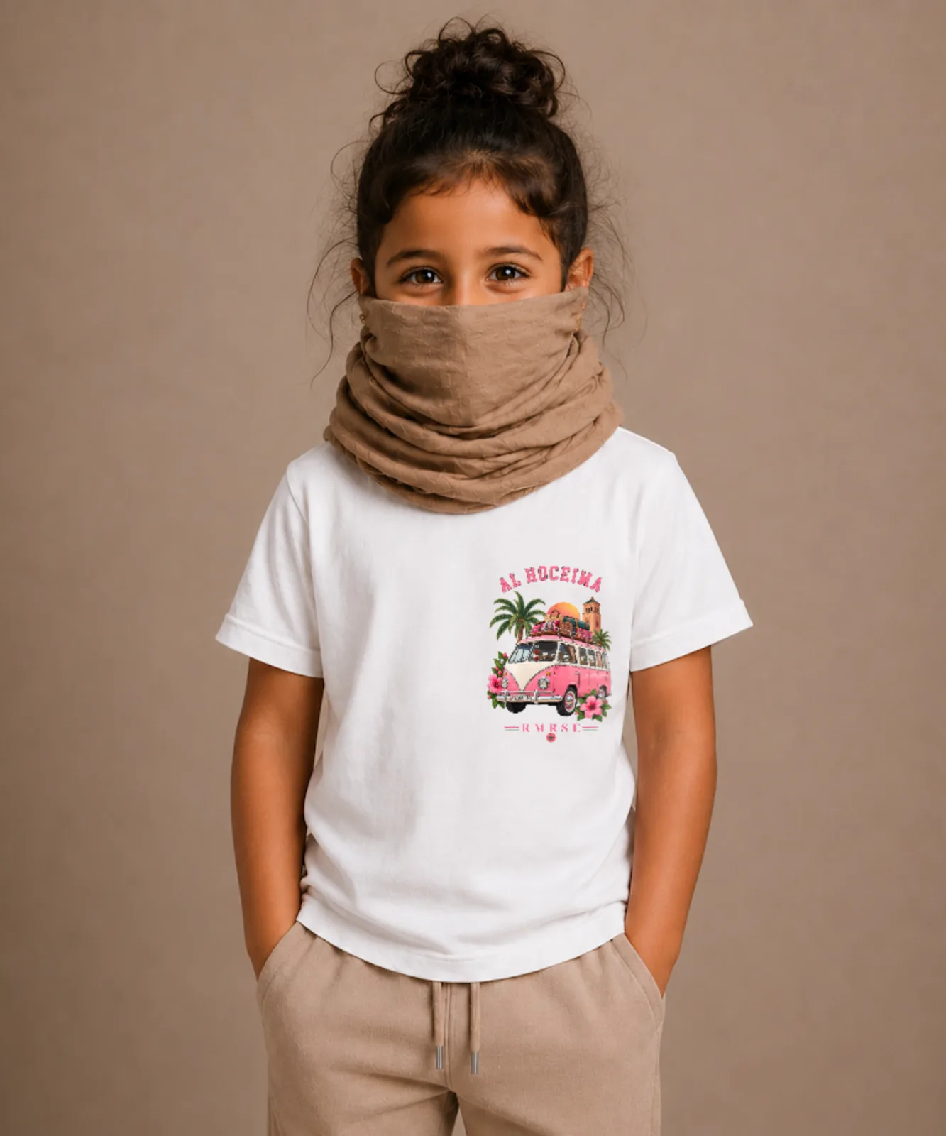 Mini moroccan postcard · Wit · voorkant